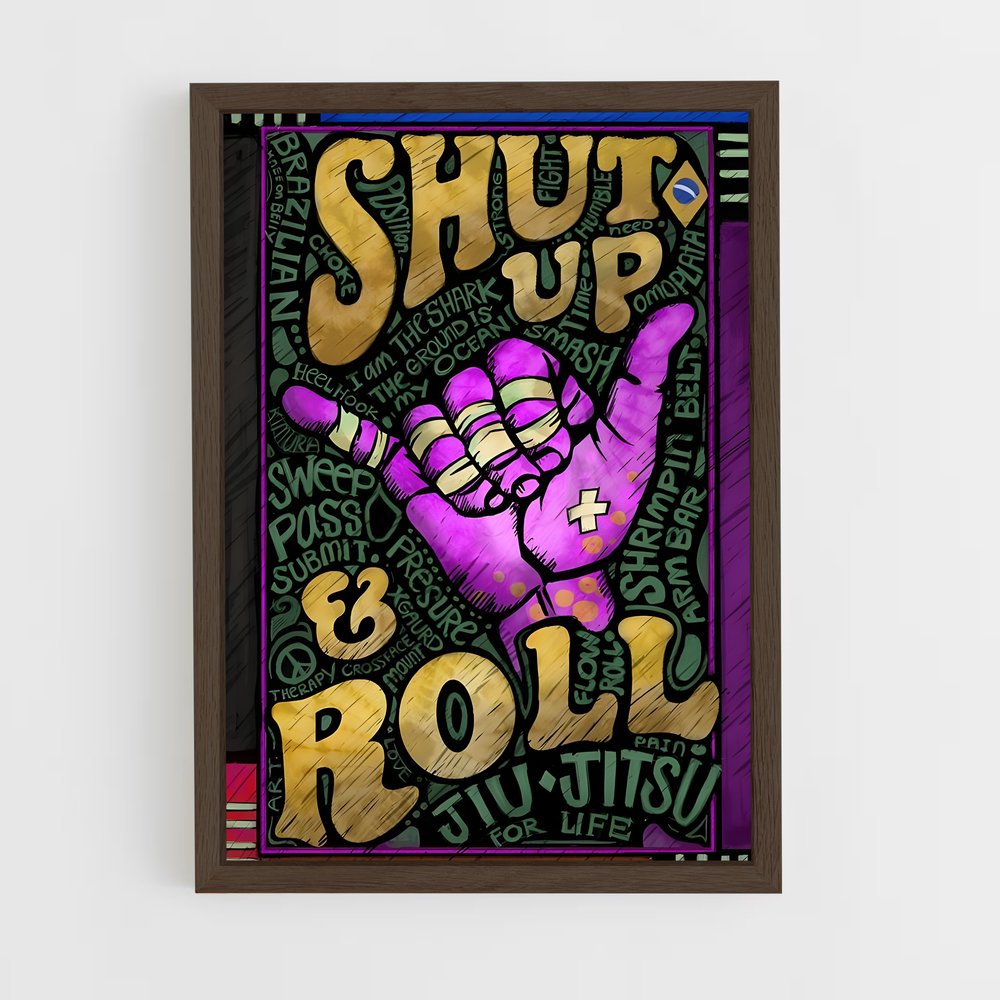 Poster Bjj Ninja – affiche Jiu-jitsu brésilien (vue 5)